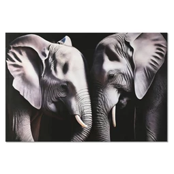 Kép edzett üveg, elefántok 150x0,4x100 cm