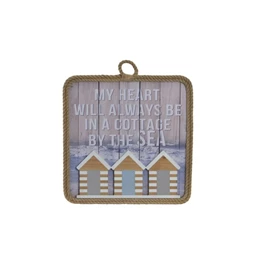 Kép házakkal 39x2x39 cm