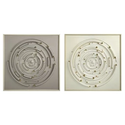 Kép keretes, absztrakt 3D-s 100x3,5x100 cm 2 féle