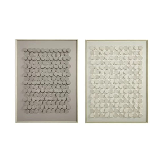 Kép keretes, absztrakt 3D-s 90x3,5x120 cm 2 féle