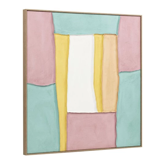 Kép keretes, absztrakt 102x4,5x102 cm 2 féle