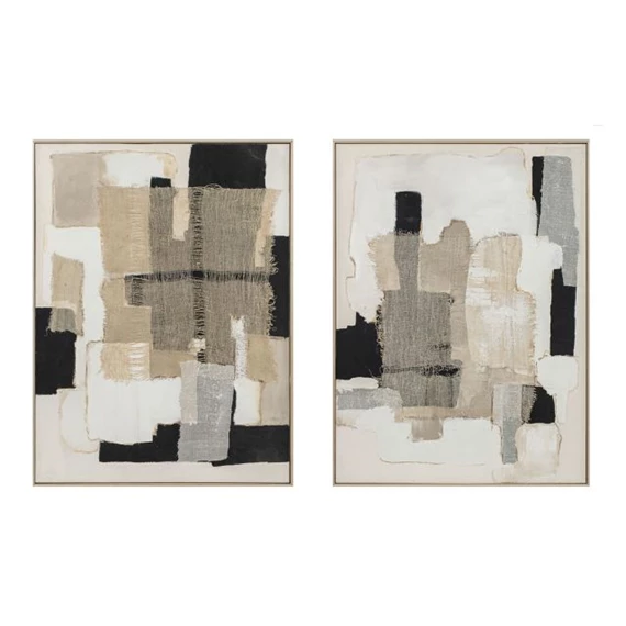 Kép keretes, absztrakt 90x4,5x120 cm 2 féle