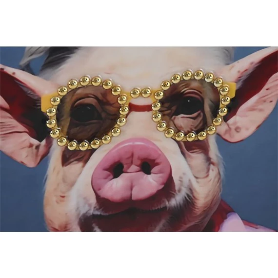 Kép keretes, állat 52,5x2,8x72,5 cm 4 féle