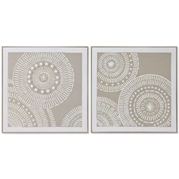 Kép keretes, körök 82x4,5x82 cm 2 féle