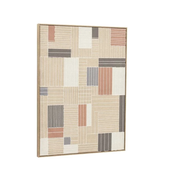 Kép keretes, négyzetek 3D-s 60x3,2x80 cm 2 féle