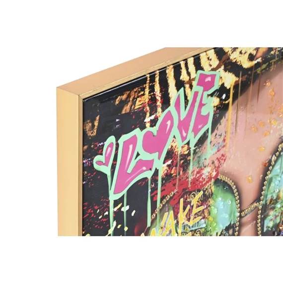 Kép keretes, nő 82x4x82 cm 2 féle