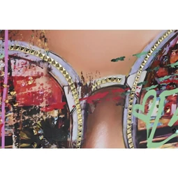 Kép keretes, nő 82x4x82 cm 2 féle