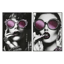 Kép keretes, nő 60x3,5x80 cm 2 féle