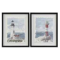 Kép keretes, világítótorony 40x3,3x50 cm 2 féle