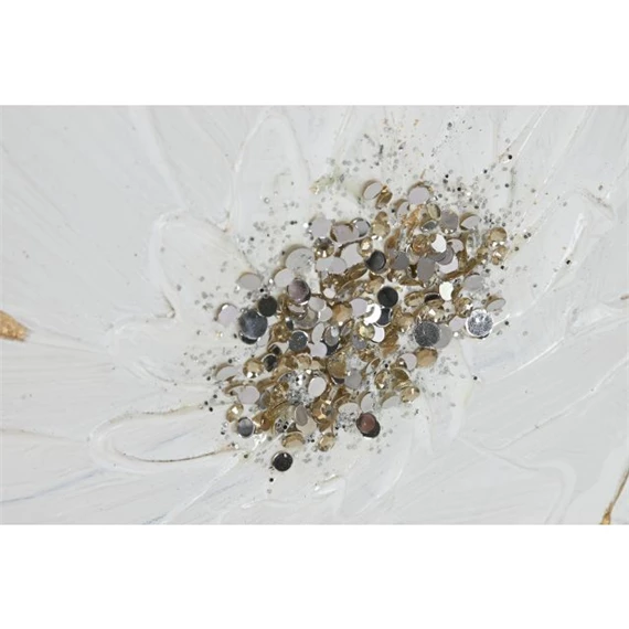 Kép keretes, virágos 62x4,5x62 cm 2 féle