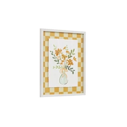 Kép keretes, virágváza 42,5x2,5x52,5 cm 2 féle