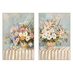 Kép keretes, virágváza 83x4,5x123 cm 2 féle