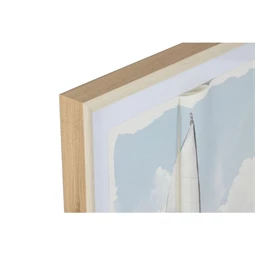 Kép keretes, vitorlás 52,5x4x62,5 cm 2 féle