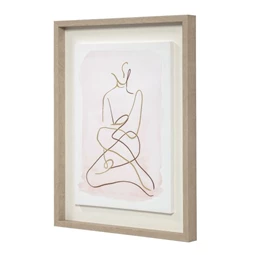 Kép nő absztrakt 42x3,5x52 cm 2 féle