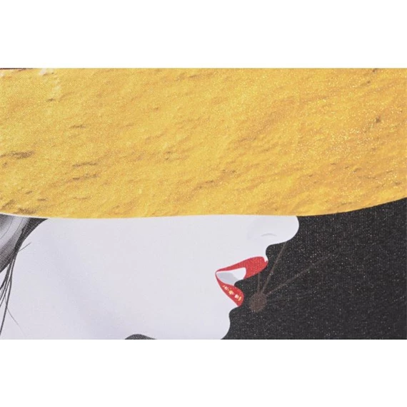 Kép nő kalapban 100x2,5x50 cm 4 féle