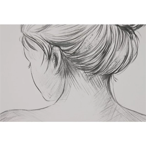 Kép nő, keretes 82,5x4,5x102,5 cm 2 féle