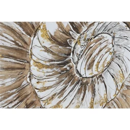 Kép tengeri csillag, kagyló, kézzel festett 60x3x60 cm 2 féle