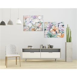 Kép virágok 100x3,7x80 cm 2 féle