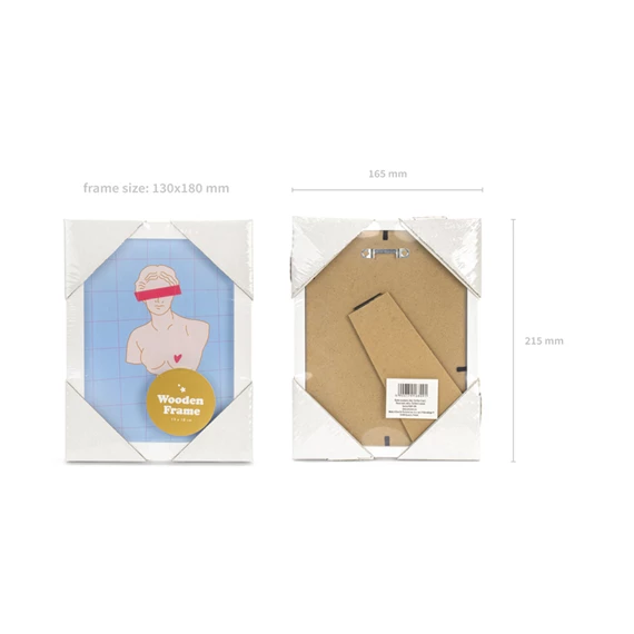 Képkeret fehér 13x18 cm