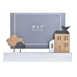 Képkeret házakkal 22x3,5x18 cm