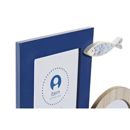 Képkeret többfotós halak 25x6x29 cm