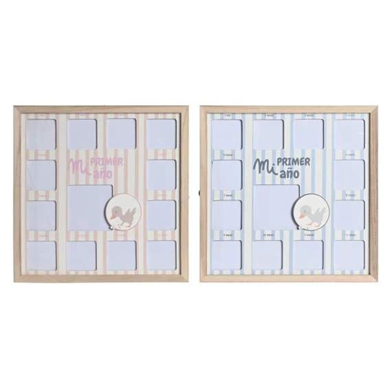 Képkeret többfotós, kacsás 37x1,5x37 cm 2 féle