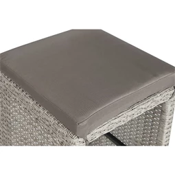 Kerti garnitúra szett 143x80x100 cm S/7