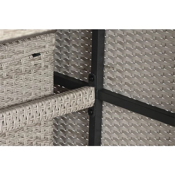 Kerti garnitúra szett 143x80x100 cm S/7