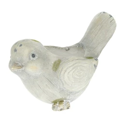 Kerti kaspó ültethető, mohás, madár 35,5x21x25,5 cm