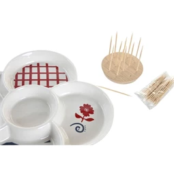 Kínáló előételhez 22x22x7 cm