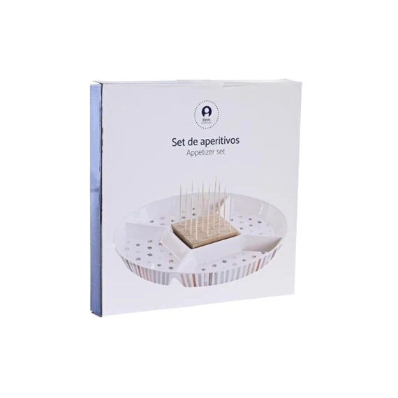 Kínáló előételhez 23,5x23,5x3 cm