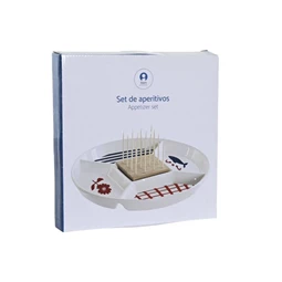 Kínáló előételhez 23,5x23,5x7 cm