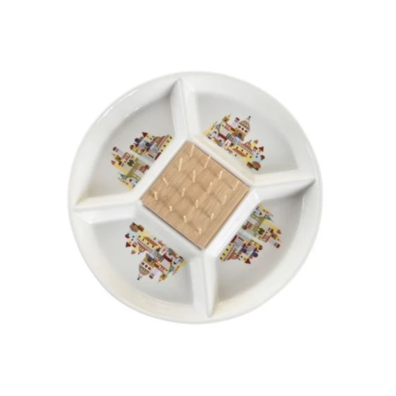 Kínáló előételhez 23,5x23,5x7 cm