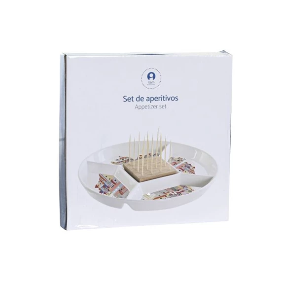 Kínáló előételhez 23,5x23,5x7 cm