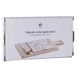 Kínáló szett előételhez 21,5x11,8x1,5 cm S/3