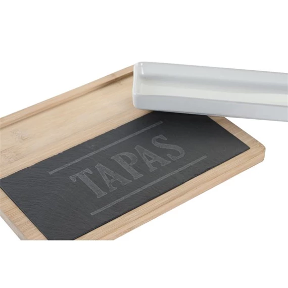 Kínáló szett előételhez 24x7x2,5 cm S/3