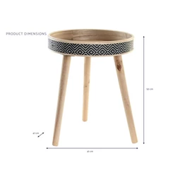 Kisasztal 41x41x50 cm