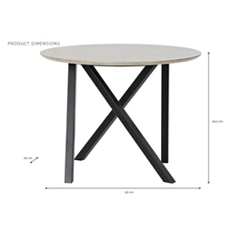 Kisasztal 65x65x49,5 cm