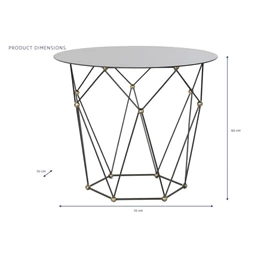 Kisasztal 70x70x60 cm