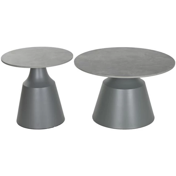 Kisasztal kör alakú, márvány minta 70x70x1 cm S/2