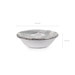 Kockás papírtálak, vegyes, 17x4,5 cm S/6