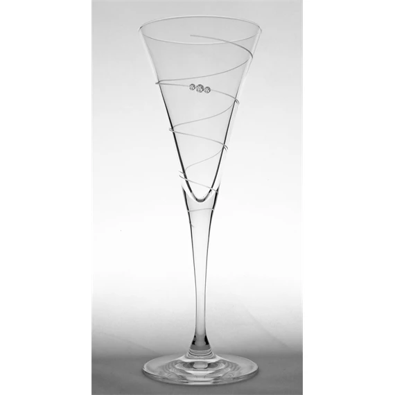 Koktélos pohár Swarovski kristállyal 200 ml 22x8,2 cm S/6