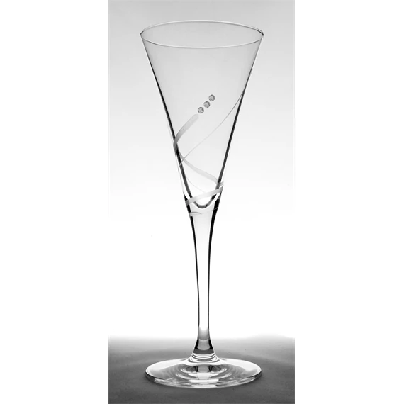 Koktélos pohár Swarovski kristállyal 200 ml 22x8,2 cm S/6