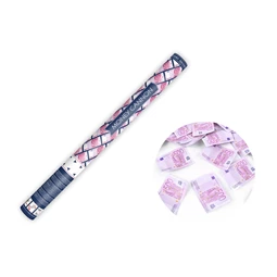 Konfetti ágyú 500 eurós bankjegyekkel mix 60 cm