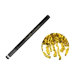 Konfetti ágyú arany szalagokkal 80 cm