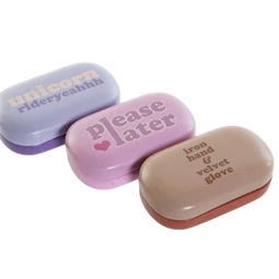 Kontaktlencsetartó 9,6x5,7x3 cm 3 féle