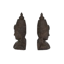 Könyvtámasz szett, Buddha 16,1x10,6x28,8 cm S/2