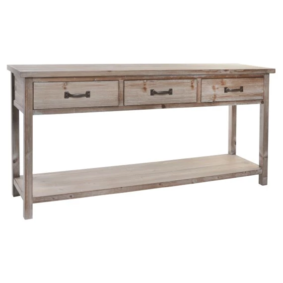 Konzol asztal fiókos 160x40x80 cm