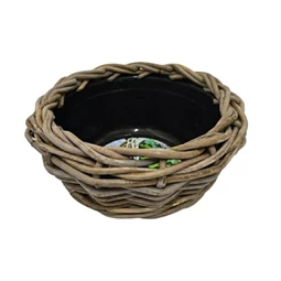 Kosár betéttel kerek 28x14 cm