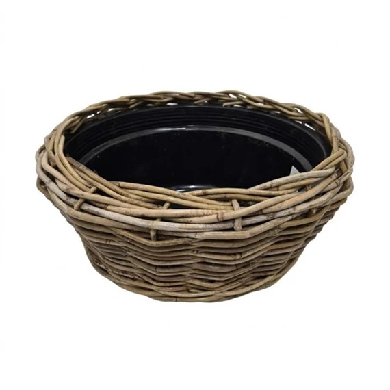 Kosár betéttel kerek 38x19 cm